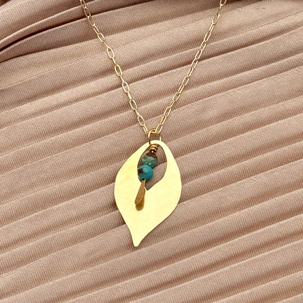Tea Leaf Necklace Original
