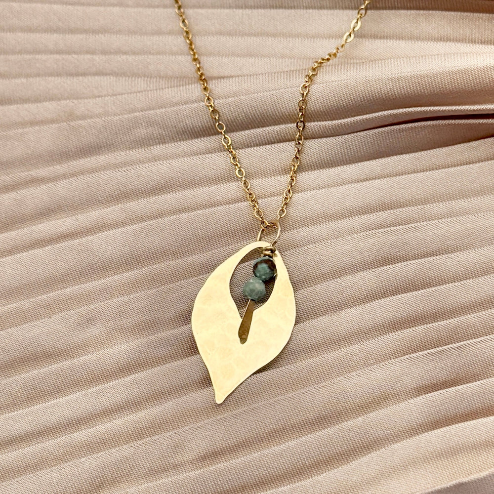 Tea Leaf Necklace