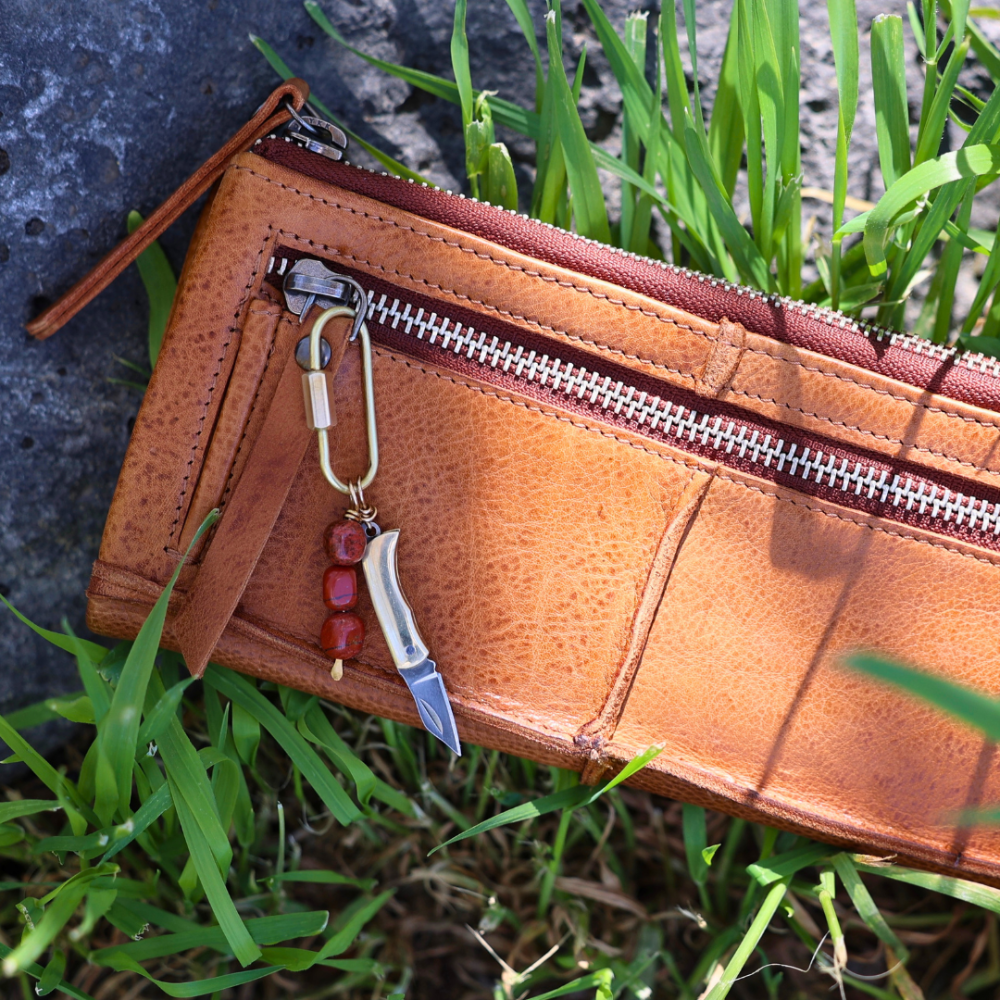 Red Earth Mini Purse Charm