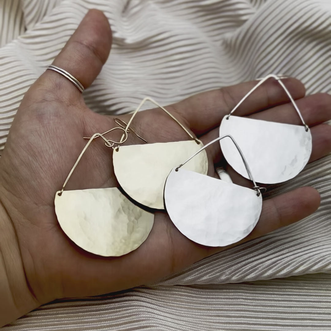 Rounded Edge Earrings