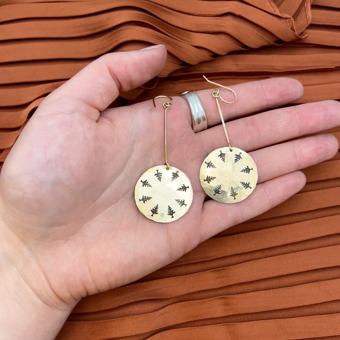 Wooded Earrings