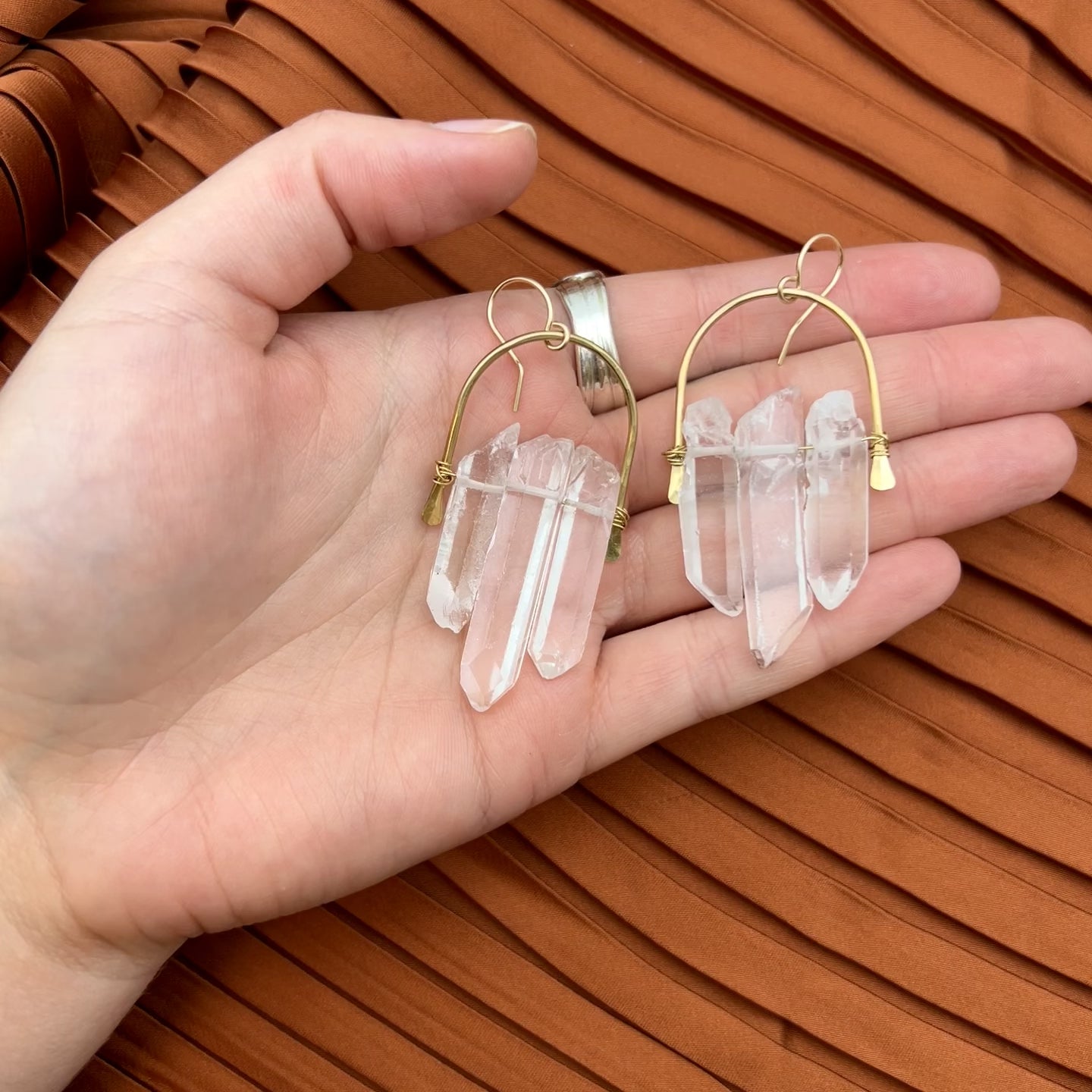 Fallen Crystal Earrings