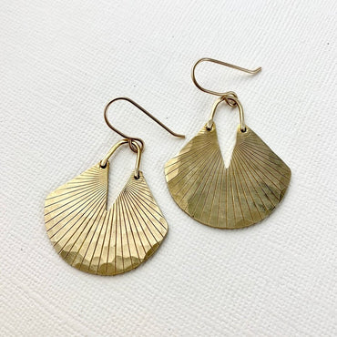 gold earrings