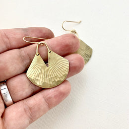 gold earrings