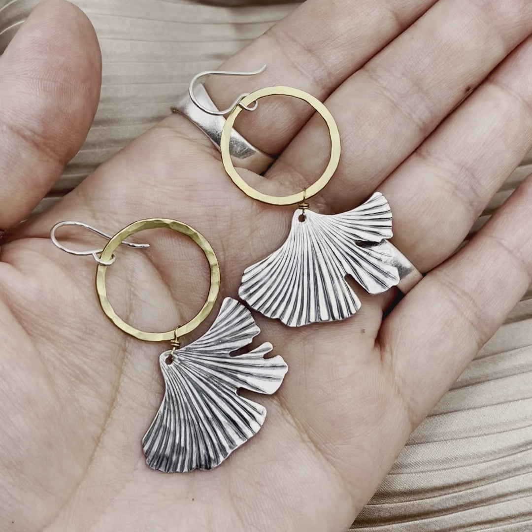 Ginkgo Earrings