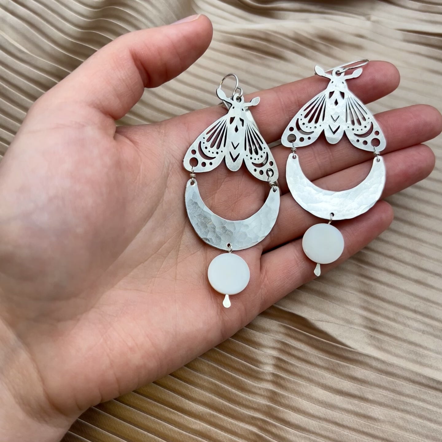 Luna Moth Earrings