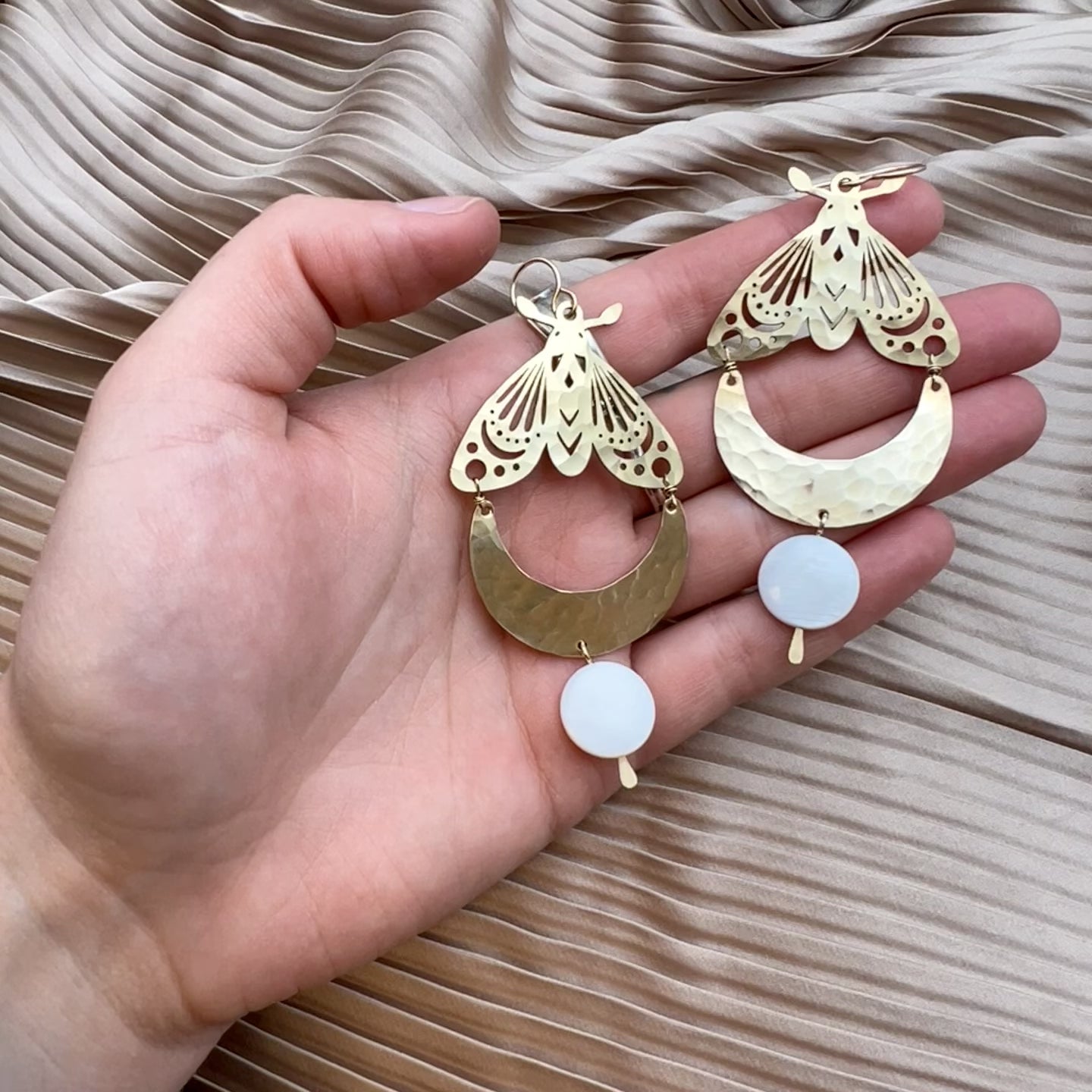 Luna Moth Earrings