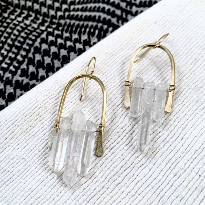 Fallen Crystal Earrings