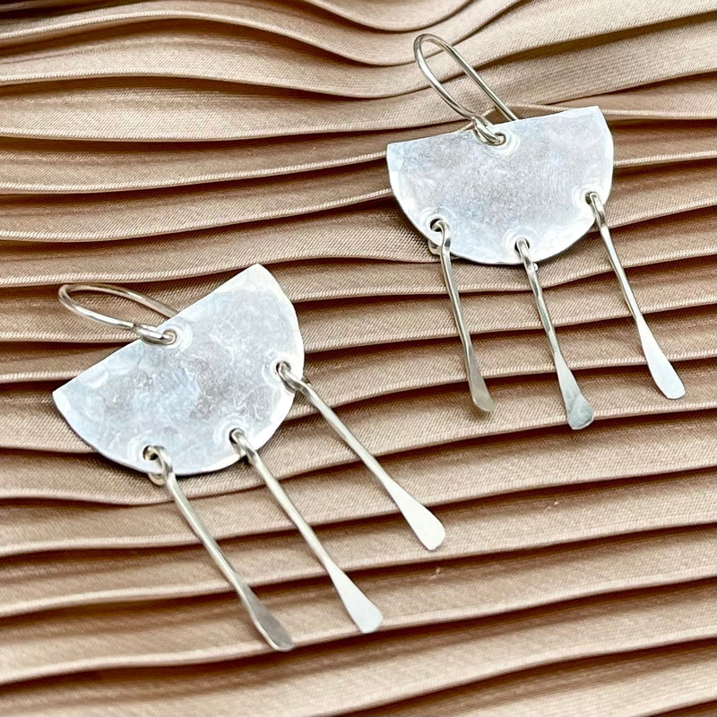 Funky sterling 2025 silver earrings