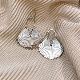 silver earrings