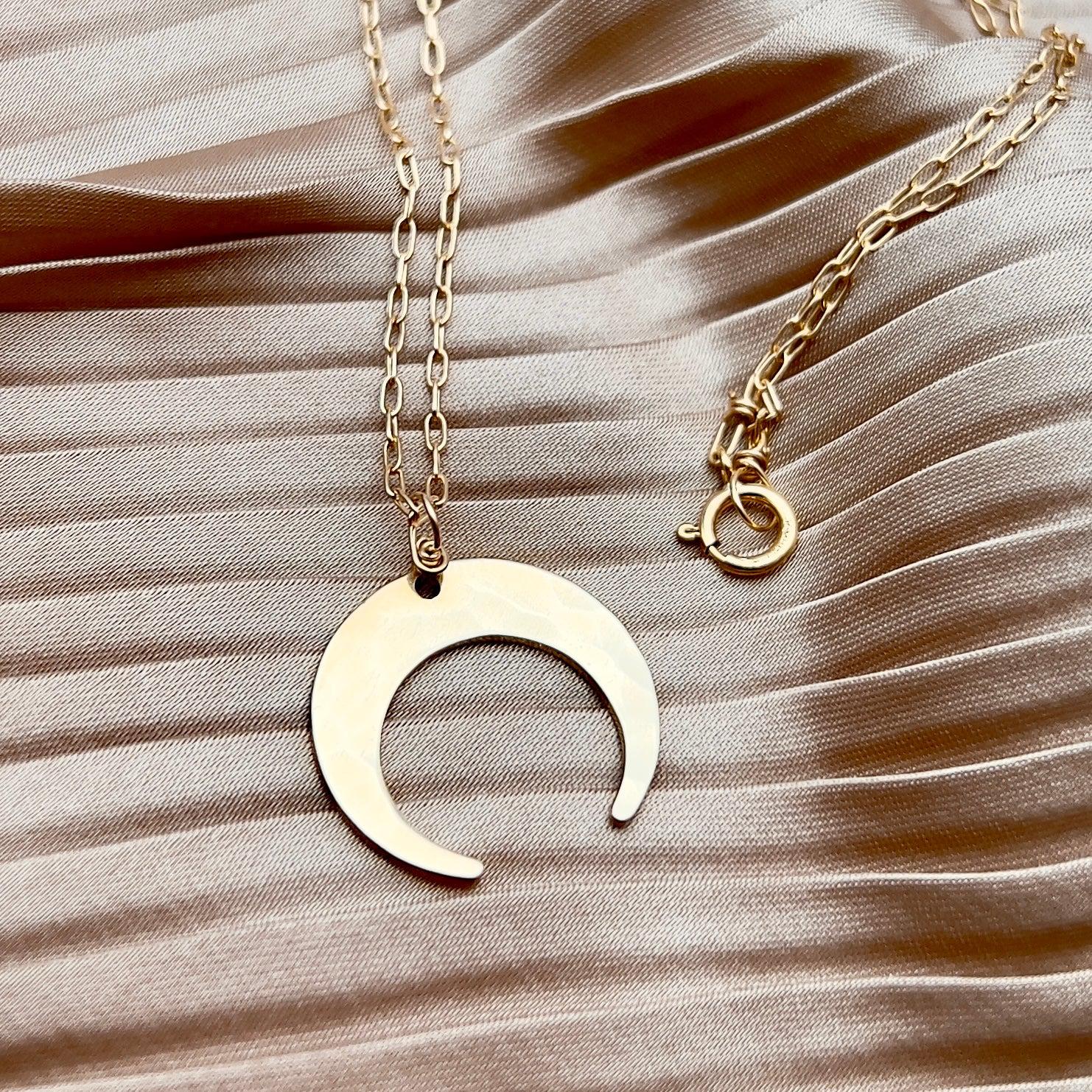 Triple Goddess Moon Necklace | The Gilded Witch