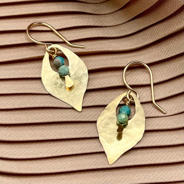 Tea Leaf Earrings